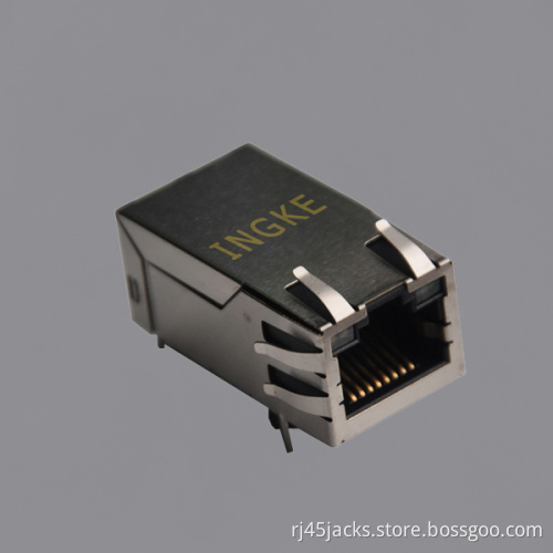 Ingke YKKU-8069NL 100% cross 0826-1A1T-23-F Single Port RJ45 Magnetic Modular Jacks